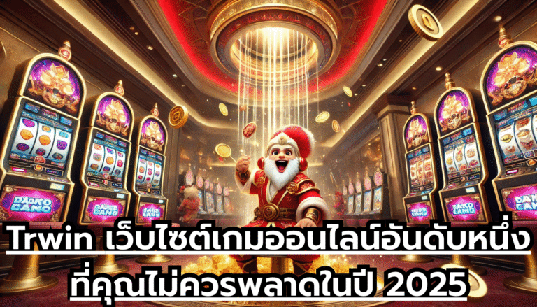 Trwin เว็บไซต์เกมออนไลน์อันดับหนึ่งที่คุณไม่ควรพลาดในปี 2025